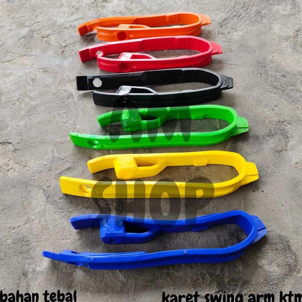 KARET SWING ARM KTM UNIVERSAL PENAHAN BANTALAN RANTAI TRAIL SUPERMOTO MOTOCRSS