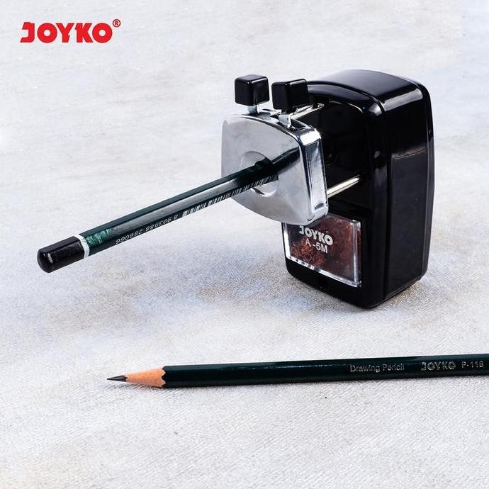 

Nokida Rautan Pensil Putar Joyko A-5M / Serutan Rotary Pencil / Kerokan Meja Super Tajam New Stok