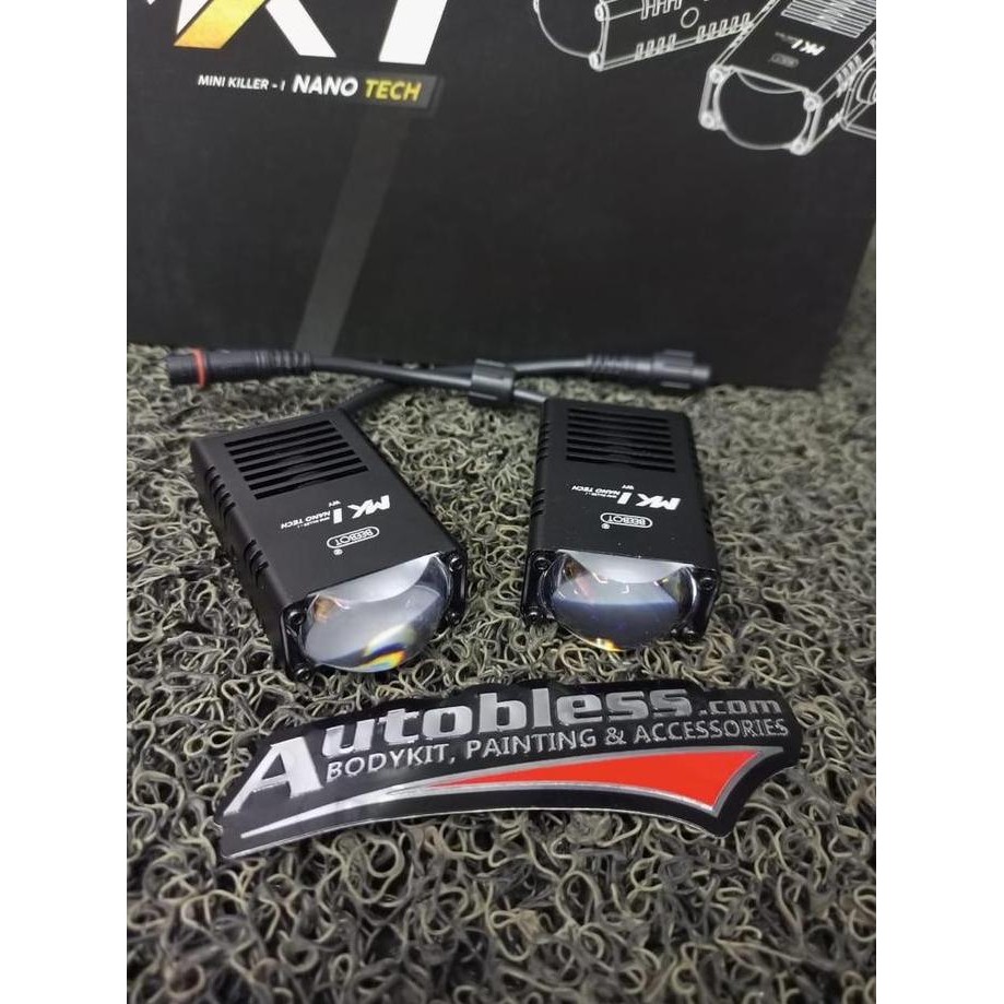 Mini Projector Laser Beebot MK1 Nano Tech White/Yellow FREE PASANG