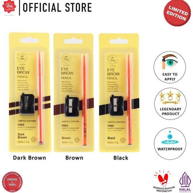 

Viva Queen Eye Brow Pencil Pensil Alis Viva Limited Edition Original