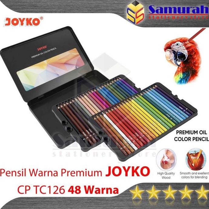 

Pensil Warna Joyko Oil CP-TC126 48 Warna Premium Artist