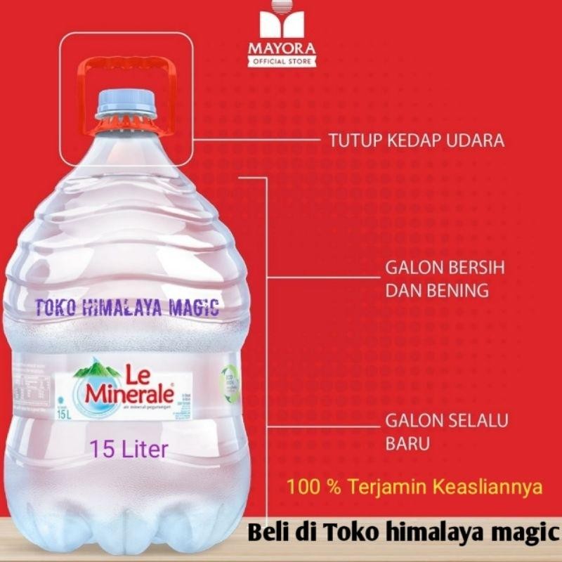 

Rkm Le Minerale Galon 15 Liter