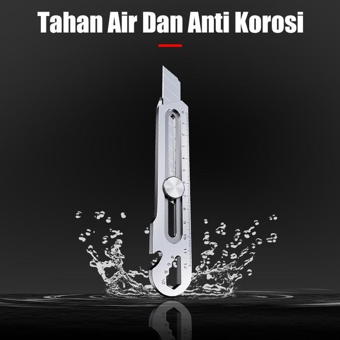 

Cutter Pisau 18Mm Multifungsi Baja Cutter Besi Stainless Besar 10Pc Pisau Set Cutter Pisau Pemotong Kertas New Stok