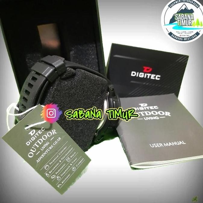 Jam Tangan Outdoor Altimeter, Barometer, Thermometer Co