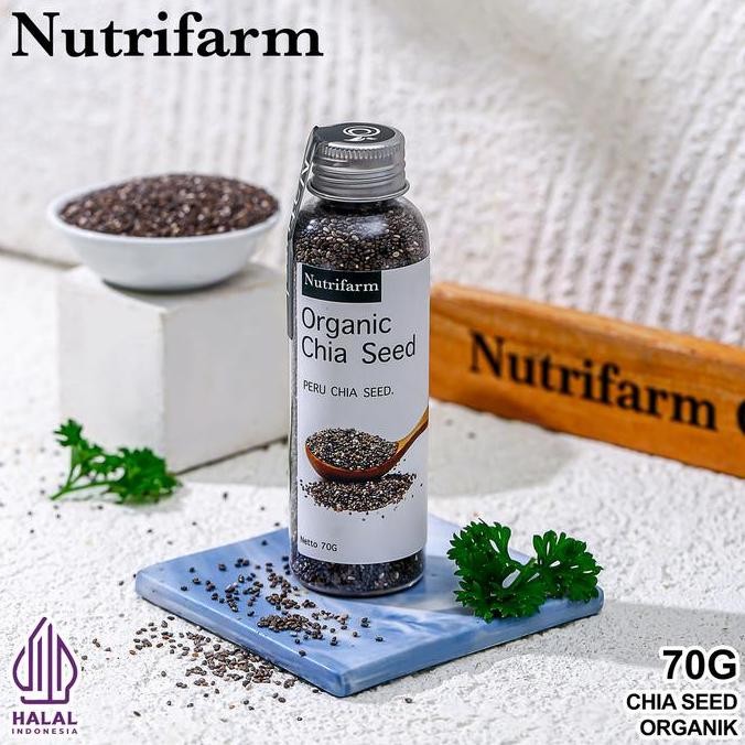 

LM NUTRIFARM CHIA SEED 70GRAM CHIA SEED NATURAL ORGANIK