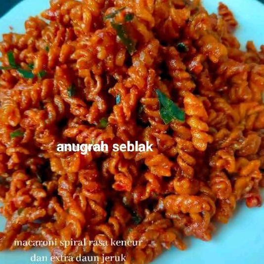 

makaroni spiral 1 kg,makaroni keriting,pedas extra daun jeruk,seblak