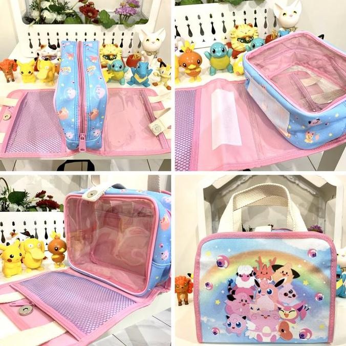 

Toiletries Pouch Stationaries Tempat Pensil Pokemon Go Center
