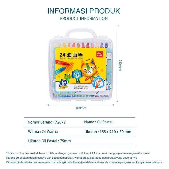 

EMS Deli 72072 school crayon/ krayon