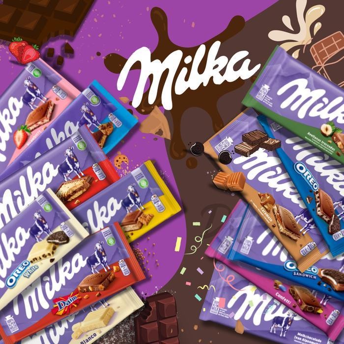 

Rkm Milka Alpine Milk Chocolate 1 Pcs Sweet Cemilan