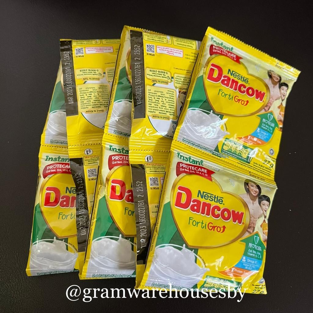 

Rkm Susu Dancow Fortigro Sachet 10 Pcs Rasa Vanila Coklat