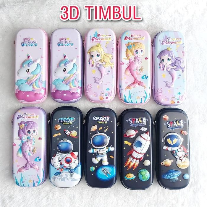 

EMS Tempat pensil mini kotak pensil karakter Lucu anak paud TK SD