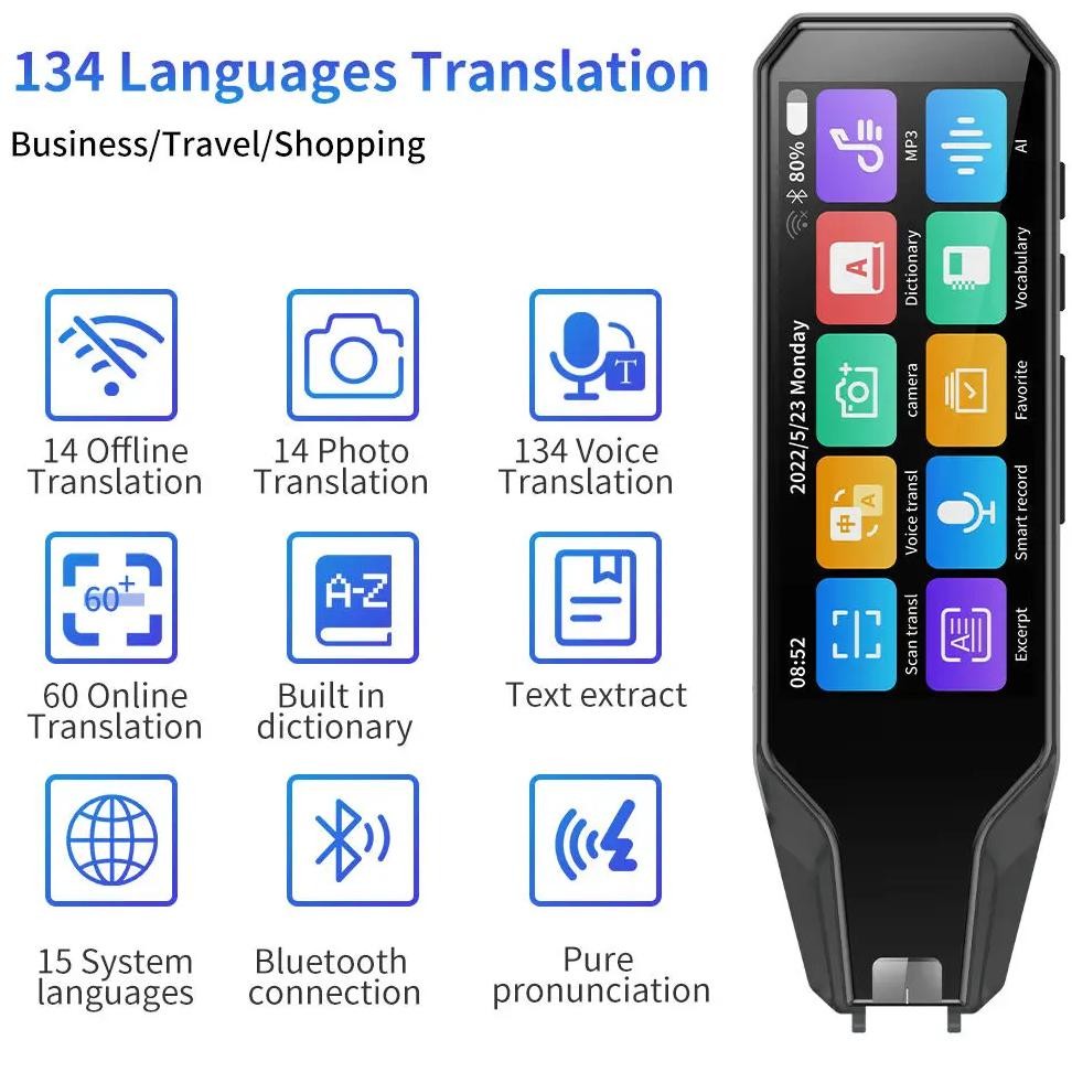 

Multi-functional translation pen primary school point reading pen scanning pen middle school English intelligent general use