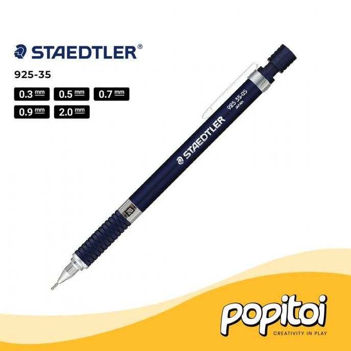 

Staedtler 925-35 Drafting Mechanical Pencil 0.3 0.5 0.7 0.9 2.0 Mm Pensil Mekanik Cetek New Stok