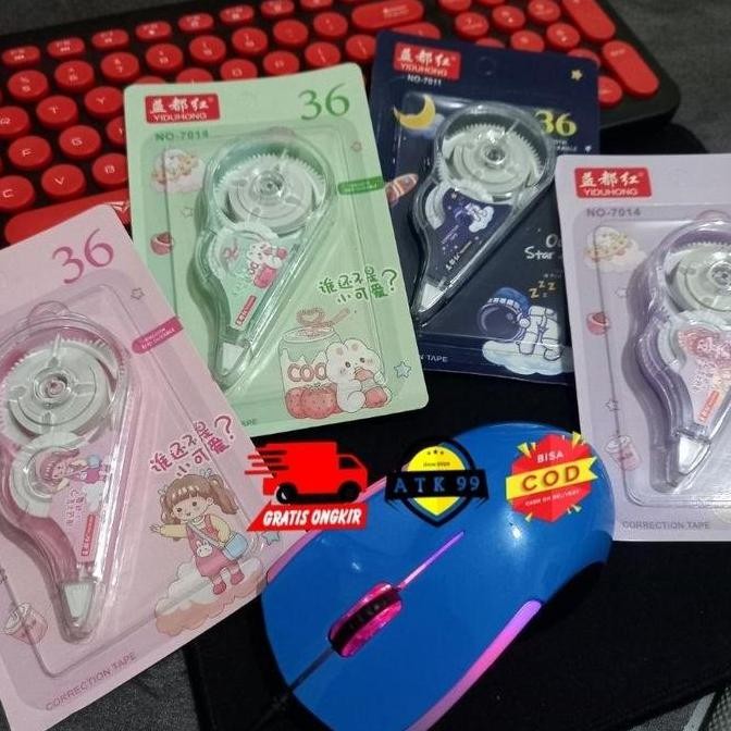 

Tipe Ex Kertas/1609Hong Isi 12 Pcs -Tipe Ex Kertas 12M/Correction Tape/Penghapus Pulpen/Tipex Kering/Tipe X Pita/Alat Tulis New Stok