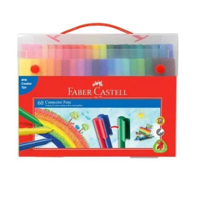 

Connector Pen Faber Castell 60 Color New Stok