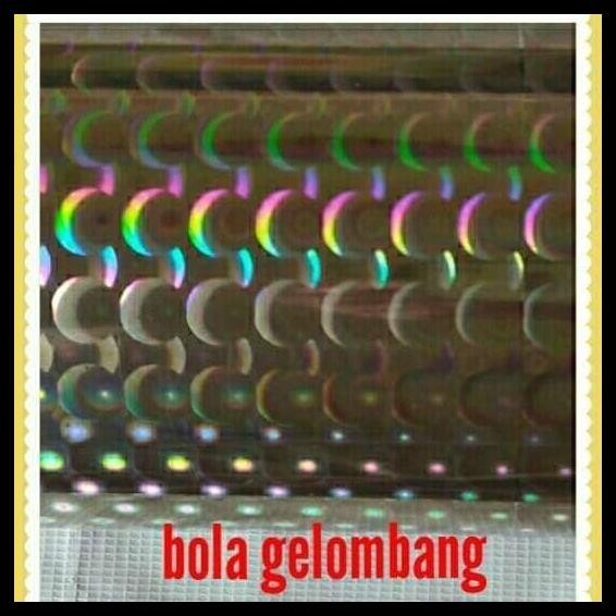 

HOT DEAL STICKER HOLOGRAM 3D (BOLA GELOMBANG) !!!