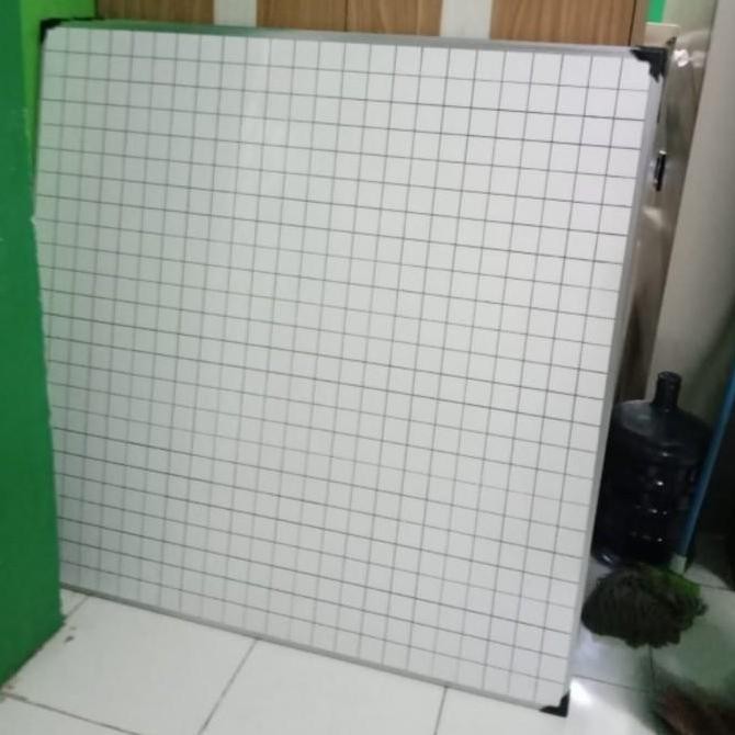 

Whiteboard Papan Tulis Geometri 120X120 Bisa Custom. New Stok