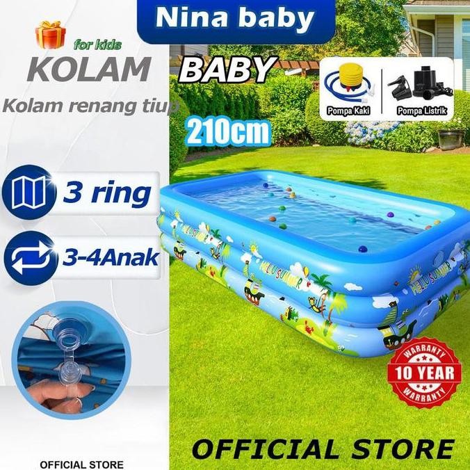 210Cm Kolam Renang Anak Kolam Anak Kolam Renang Anak Anak Kolam Renang Anak Jumbo Kolam Renang Bayi 