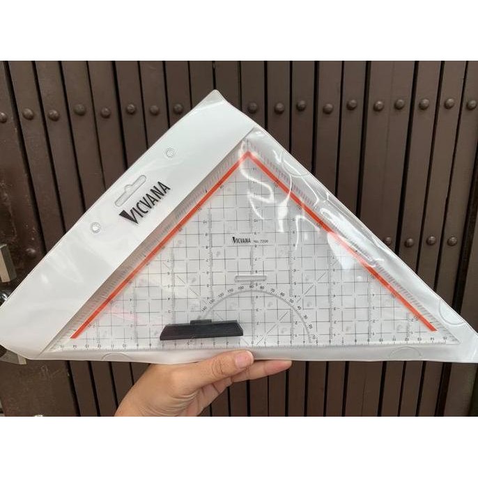 

Penggaris Segitiga Pegangan Vicana Germany Segitiga 30 Cm Arsitek Teknik Rotring Killer Presisi New Stok