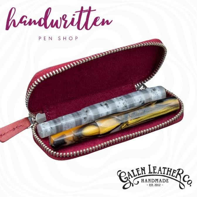 

Galen Leather Leather Zippered Pen Case For Kaweco - Pocket Pen New Stok