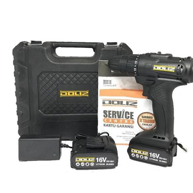 MESIN BOR BATERAI / BOR TANGAN DOLIZ BD616
