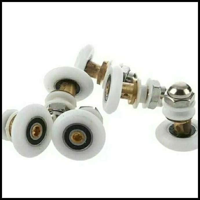 Roda Shower box 25mm/Roda Roller Pintu Kamar Mandi