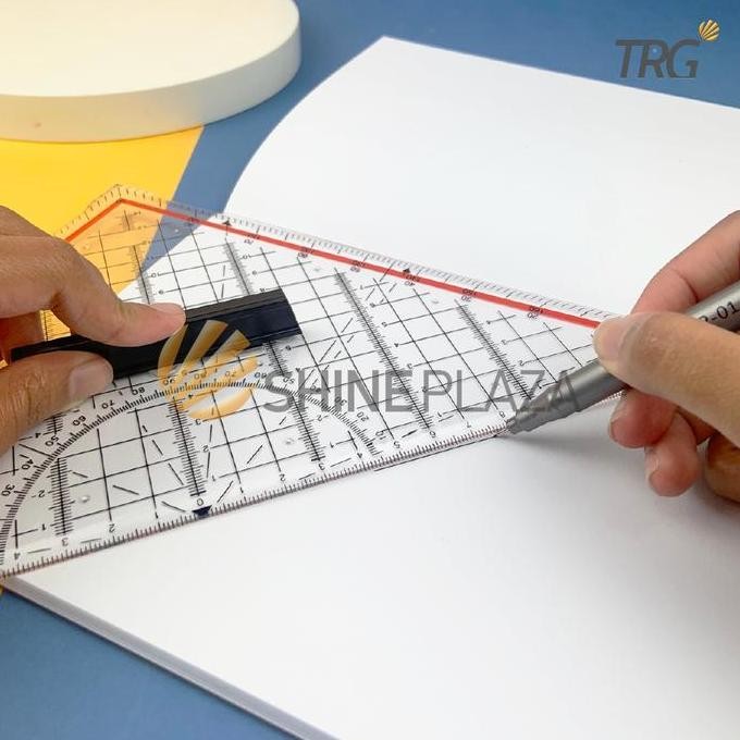 

Trg Triangle Acrylic Ruler Rla-800 30Cm - Penggaris Segitiga Pegangan Besar Akrilik Mahasiswa Teknik Design Arsitek 30 Cm New Stok