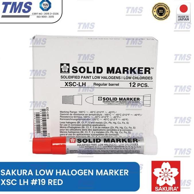 

Spidol Solid Marker - Low Halogens & Low Chlorides Sakura Xsc Lh Original New Stok