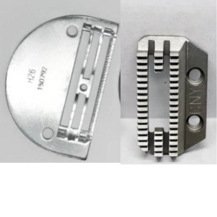 Tataban levis dan gigi levis 1 set . mesin jahit jarum 1. tataban  H-26 untuk jahitan tebal jeans/pe