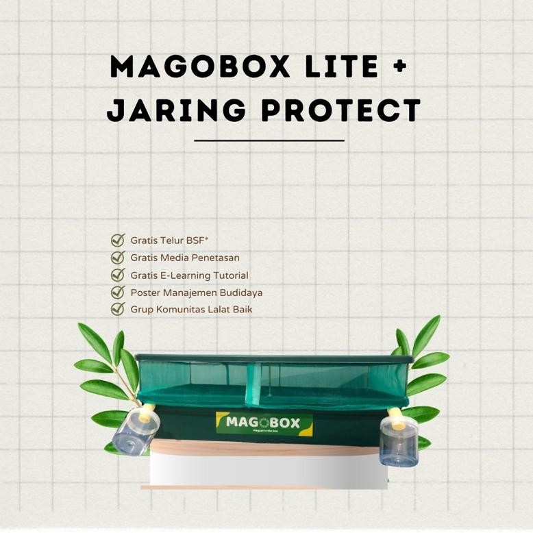 Magobox LITE Maggot In The Box Paket Lengkap Budidaya Maggot di rumah box budidaya maggot BSF DiM