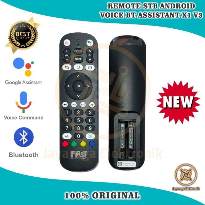 Remote Voice Bluetooth Google Assistant X1 Prime V3 2023 ORIGINAL | stb zte b860h v5 akari fiberhome