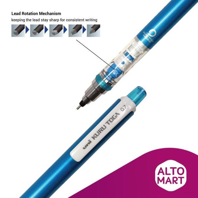 

Uni Kuru Toga Standard M7-450 0.7 Mm Mechanical Pencil Pensil Mekanik New Stok
