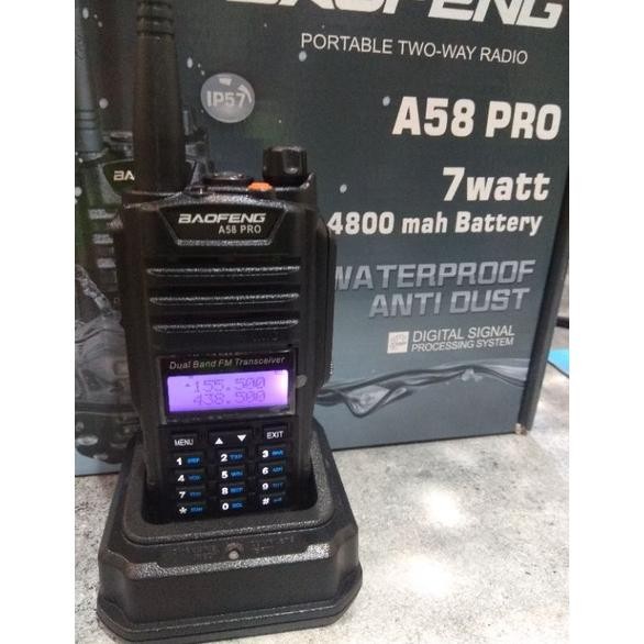 Ht handy talkie baofeng BF - A 58  PRO Waterproof DiM