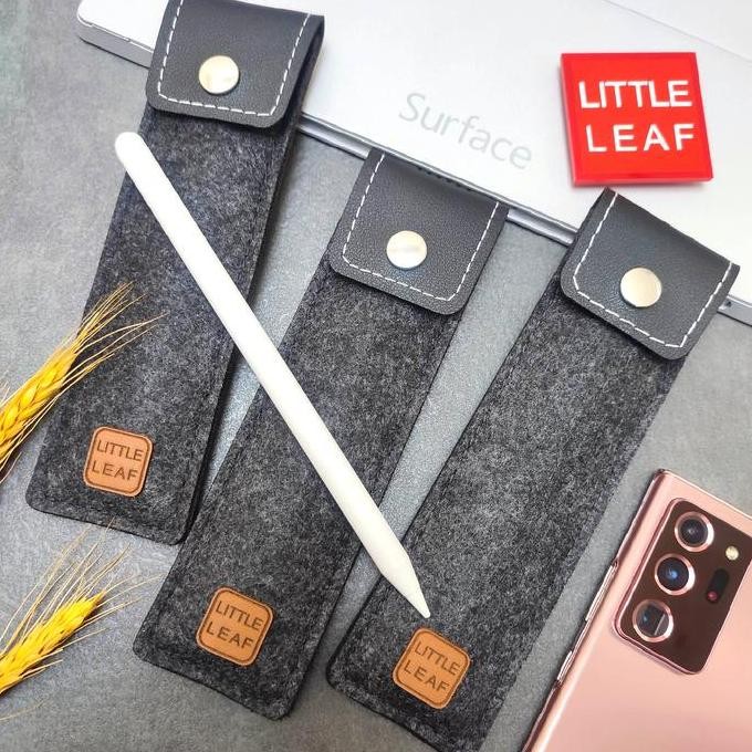 

Tempat Pen Sarung Pencil Pensil Pena Stylus Case Sleeve Wool Felt New Stok