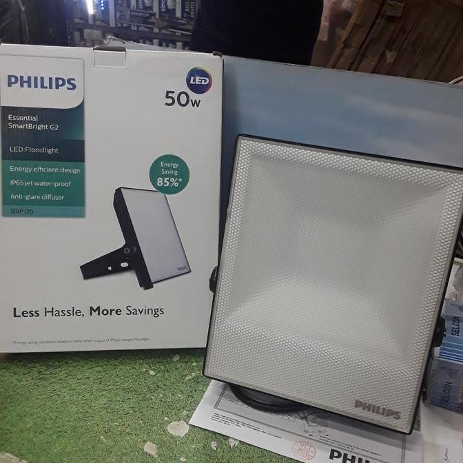 Lampu Sorot LED Philips Floodlight BVP135 BVP150 BVP151 50W 4000K