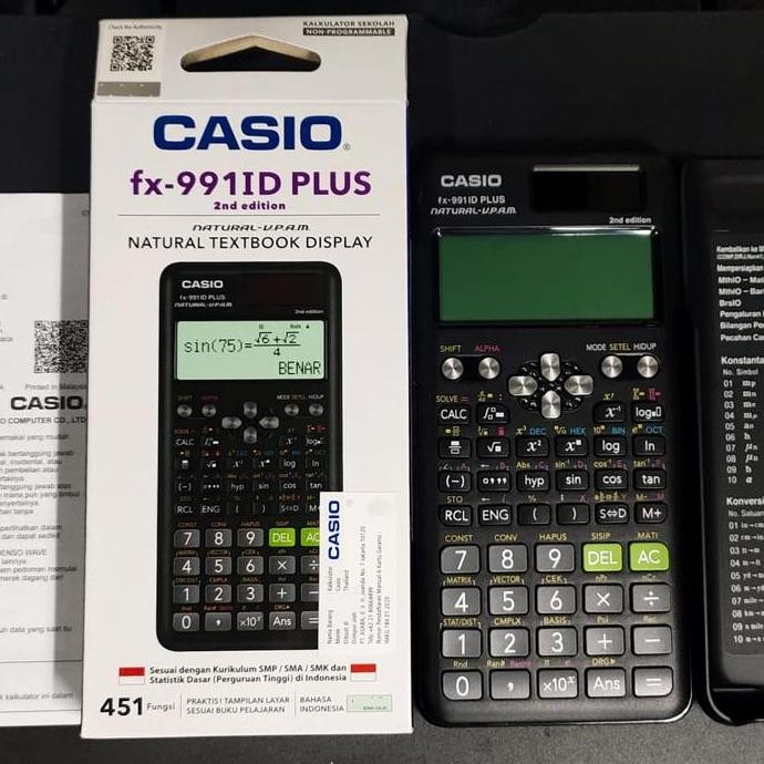 

Kalkulator Casio Fx 991 Id Plus New Stok