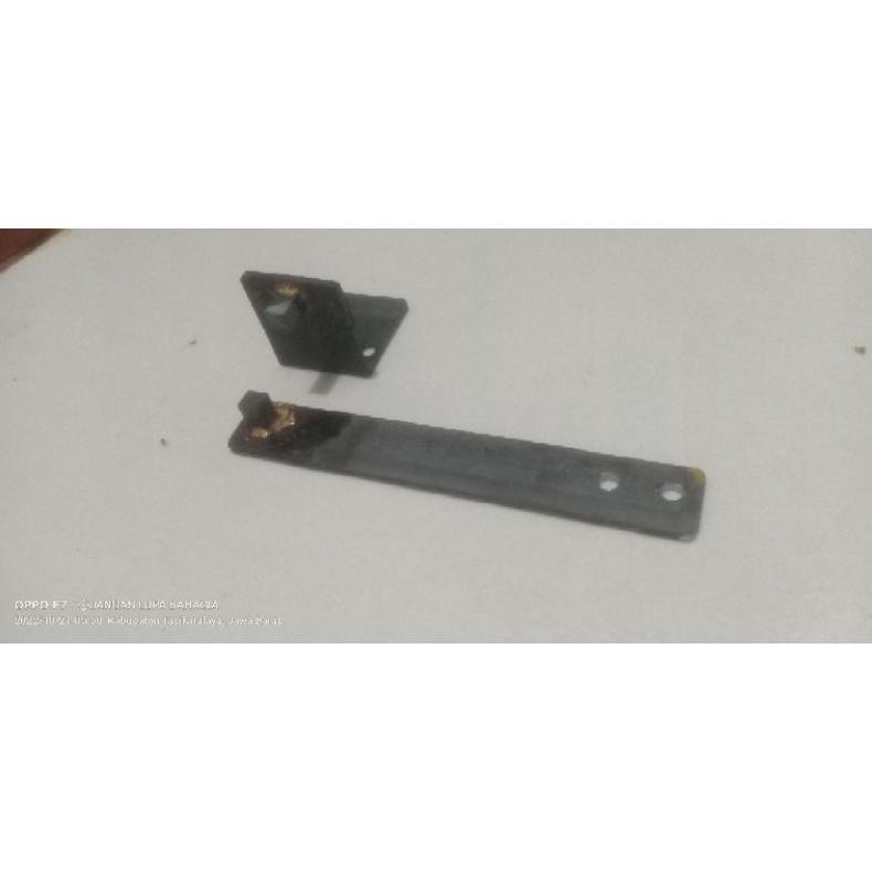Platina Plat Tebal 2mm Panjang Tangkai 10cm Ukuran Baja Widia 5 *5*8mm DiM