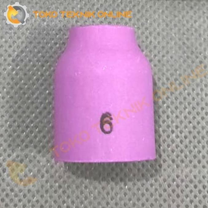 Gas Lens Nozzle Untuk Tig Torch Tipe Wp9, No.6 Caldwell