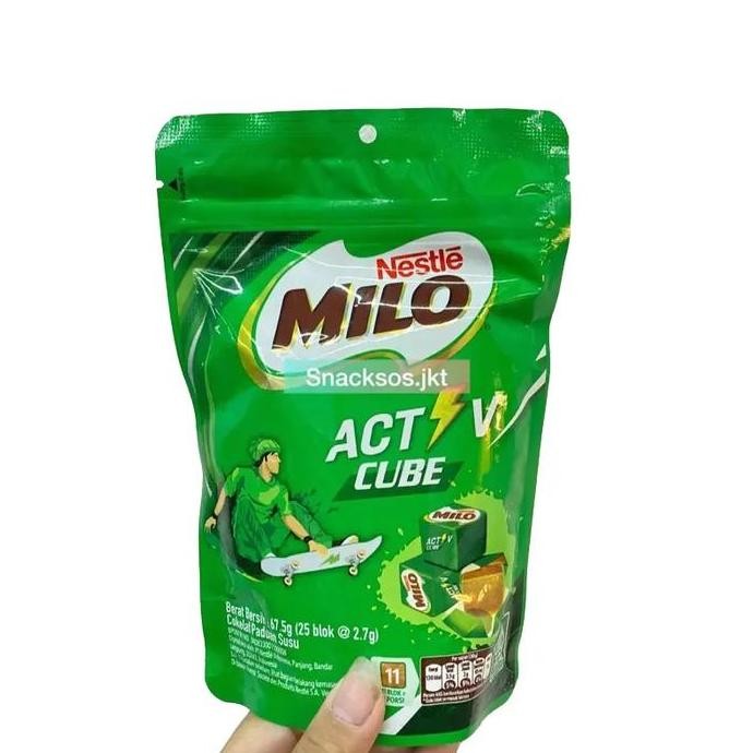 

NESTLE MILO ACT CUBE CHOCOLATE MILOCUBE 25s