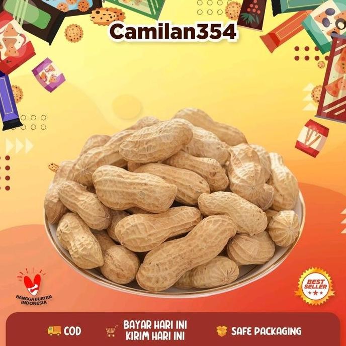 

Kacang Kulit Oven Asin Gurih - 250Gr / Kacang Tanah Matang Renyah Murah / Snack Kiloan Food Snacks Cemilan Makanan