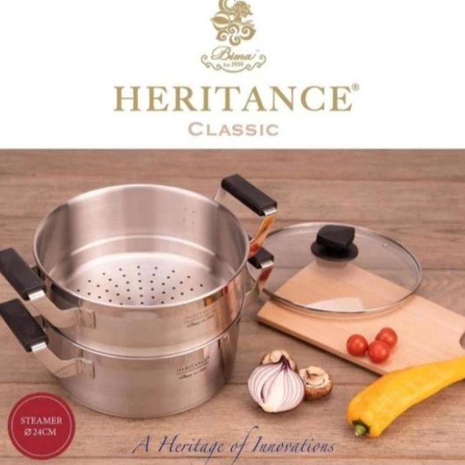 panci steamer susun bima heritance /panci kukusan stainless 28cm TF