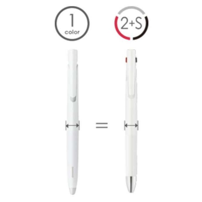 

Zebra Blen 2+S By Nendo Multi Pen 2 Color + Mechanical Pencil 2S 0.5Mm New Stok