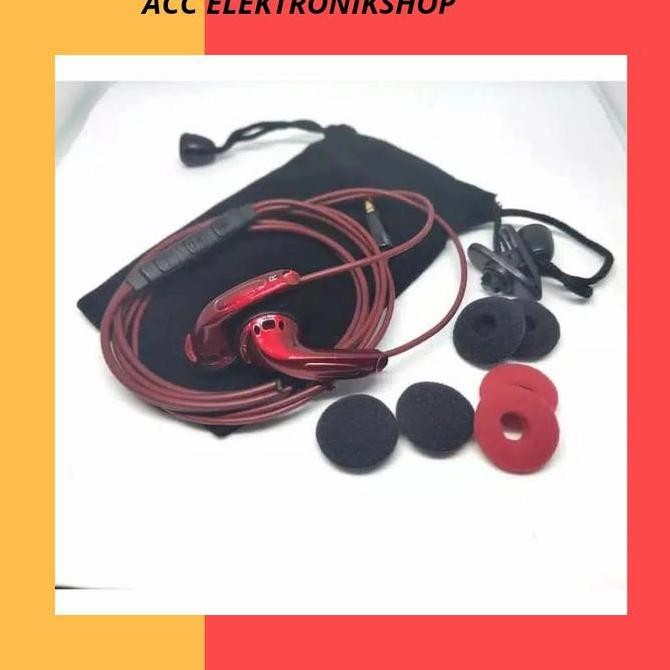 Earphone Sennheiser MX500 - Headset Mic Suara Jernih Crystal