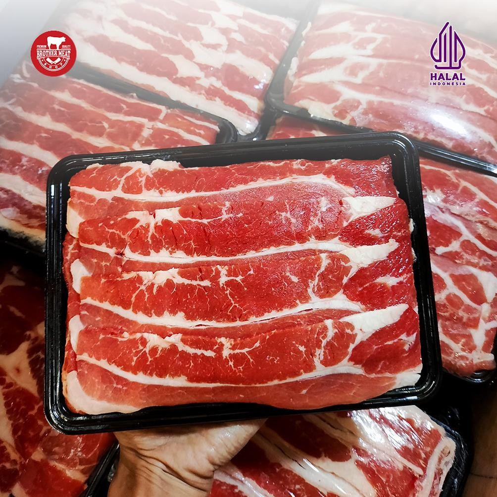 

Viral Beef Slice Shortplate Irisan Daging Perut Sapi 250Gr - Brothermeatshop Am67