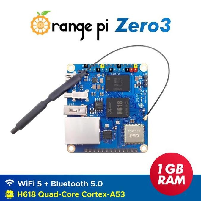 Orange Pi Zero 3 - RAM 1GB