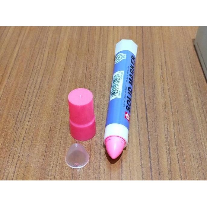 

Solid Marker Fluorescent Solidified Paint Pink Spidol Penanda Besi New Stok
