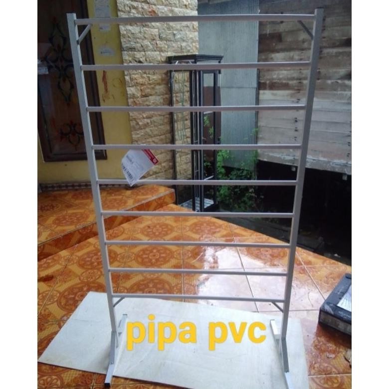 Special Rak Susun Display Jualan Kerudung Aluminium /Jilbab/Hijab/ Rak Gantung/Rak Display Kertas Ka