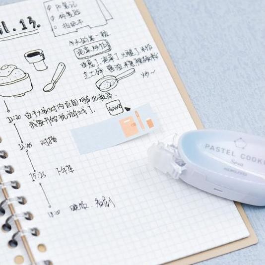 

Kokuyo Pastel Cookie Sora Dot Glue Tape 6Mm X 8M New Stok