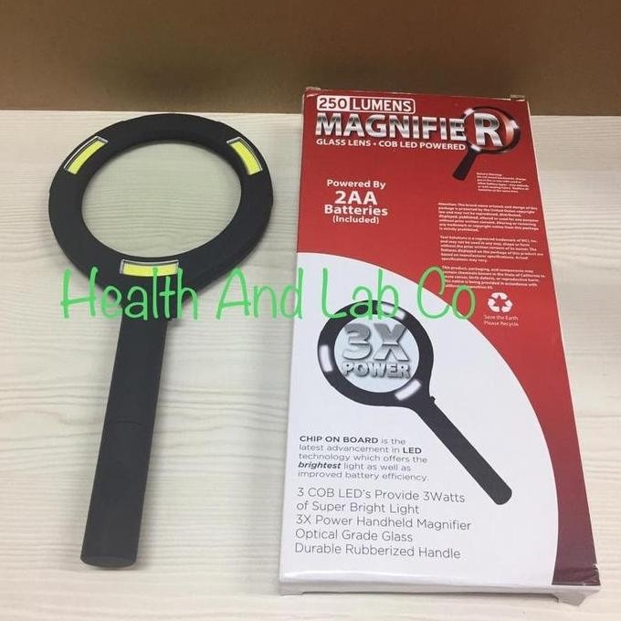 

Kaca Pembesar / Loupe Pakai Lampu New Stok