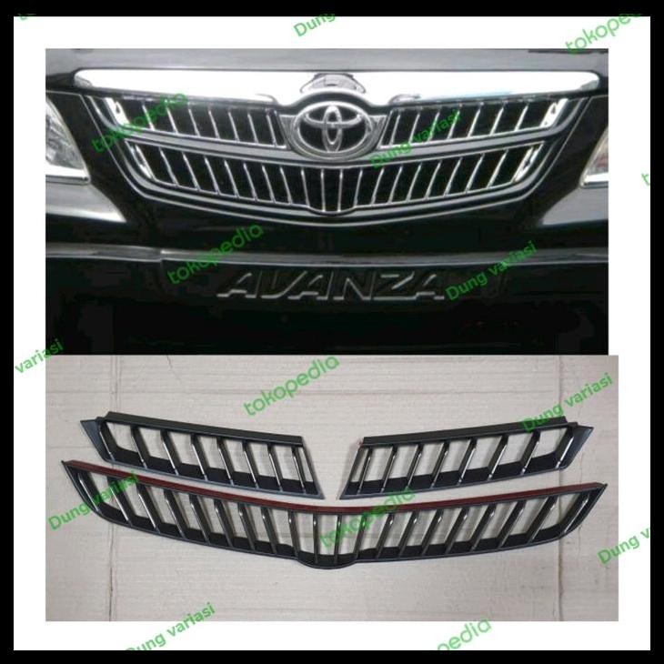 TERBARU LIST GRILL DEPAN AVANZA XENIA LAMA 2005-2011 MODEL CAMRY HITAM 